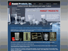 Tablet Screenshot of hamletproducts.com